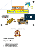 Unidad III -Manejo de Sólidos