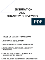Copy of Mensuration and Quantity Survey