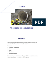 ETAPAS Proyecto Hidroeléctrico