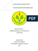 (BAHAN BANGUNAN) Pondasi Tiang Pancang Precast