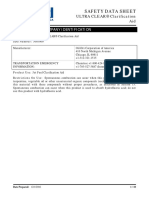 Ultraclear - Sds - MSDS