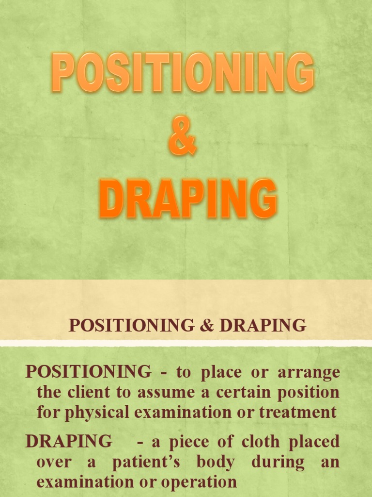 Positioning Draping Ppt Anatomical Terms Of Motion Human Leg