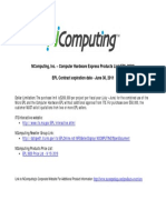 Ncomputing, Inc. - Computer Hardware Express Products List (Epl 3630) Epl Contract Expiration Date - June 30, 2011