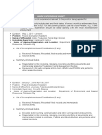 CS Form No. 212 Attachment Sample