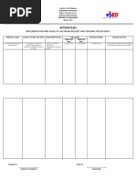 Action Plan: Implementation and Usage of The Online Request and Tracking System (Orts)