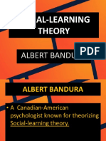 Social-Learning Theory: Albert Bandura