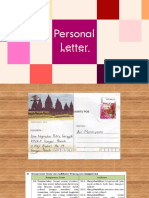 Personal Letter