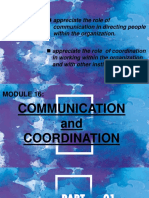Appreciate The Role Of: Communication in Directing People Within The Organization
