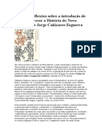 Algumas Reflexões Sobre a Introdução de Como Escrever a História Do Novo Mundo”, De Jorge Cañizares-Esguerra