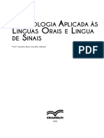 Morfologia Aplicada Às Línguas Orais e Língua de Sinais