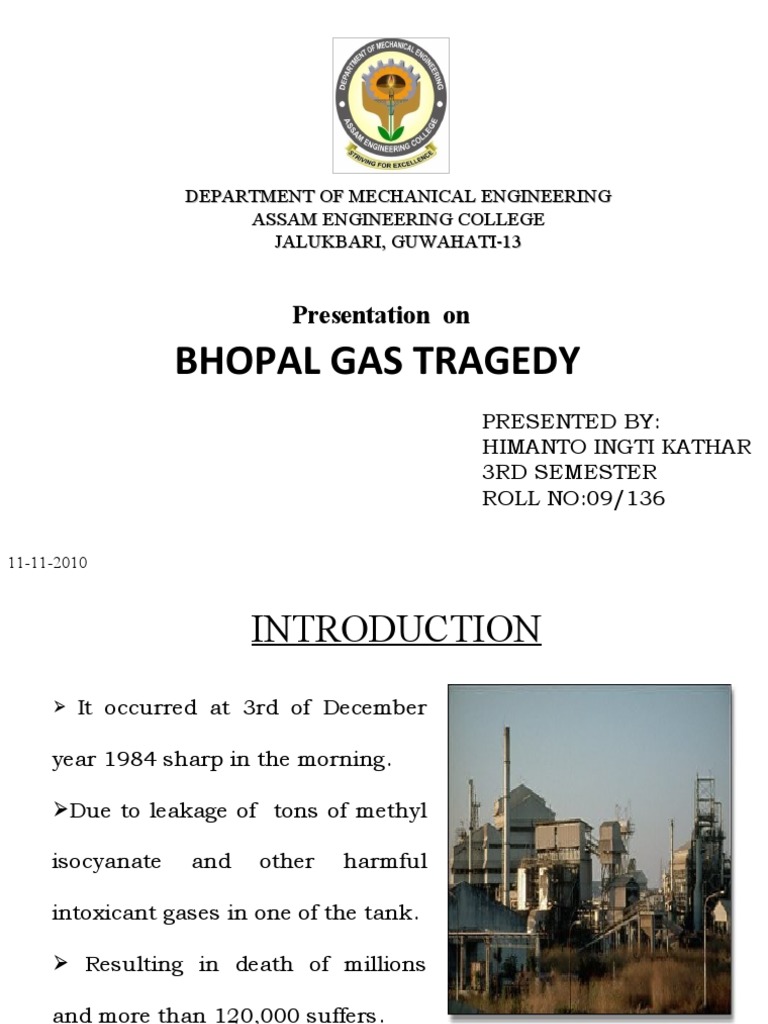 Bhopal Gas Tragedy PDF