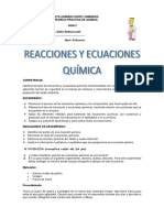 Guia de Reacciones y Ecuaciones Químicas 