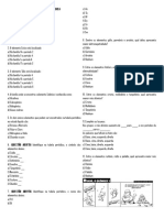 Avaliação de Química Tabela Periodica, Propriedades Periodicas