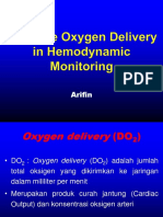 M4 the Role Oxygen Delivery in Hemodynamic Monitoring Dr. Arifin