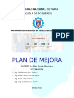 Plan de Mejora-Gestión de Proyectos-Grupo 1 - 2019-Unp