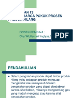 Pertemuan 13 - Metode Harga Pokok Proses Produk Hilang