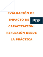 Evaluacion de La Capacitacion Brindada