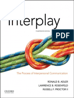 Adler - Interplay - The Process of Interpersonal Communication 14th Edition c2018 TXTBK PDF