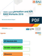 BNI Life Insurance New Compensation and KPI for BAS Worksite 2018