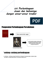 Ciri-Ciri Perlembagaan Persekutuan Dan Kaitannya Dengan Unsur-Unsur Tradisi