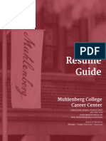 Resume Guide: Muhlenberg College Career Center