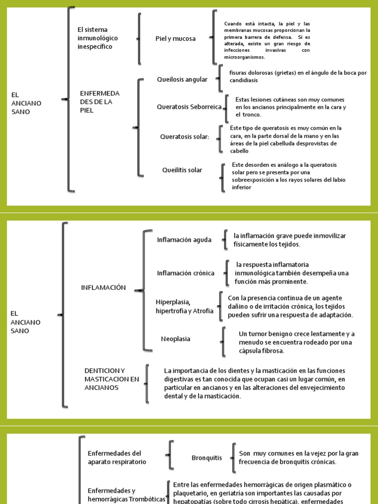 cuadro sinoptico Inflamación Condicion cronica