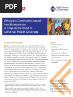 Ethiopia's Community-Based Health Insurance: A Step On The Road To Universal Health Coverage