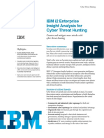 IBM I2 Enterprise Insight Analysis For Cyber Threat Hunting