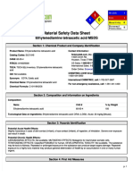 MSDS Edta