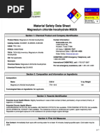 MSDS Magnesium C