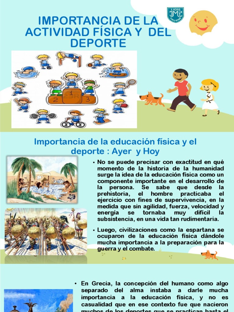 Importancia del Deporte y Actividad Física | PDF | Deportes | Naciones ...
