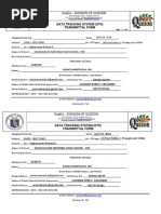 Data Tracking System Forms