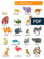 Plansa - Zoo Animals PDF