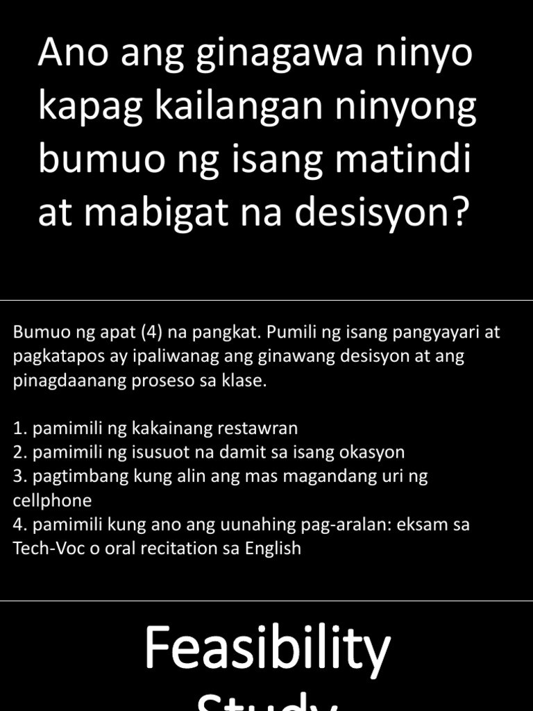 Feasibility Study | PDF