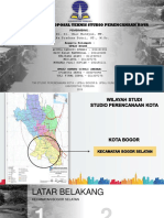 Presentasi Proposal Teknis Kec. Bogor Selatan - Studio Perencanaan Kota