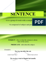 Sentence Parts