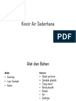 Kincir Air Sederhana dari Bahan Sampah