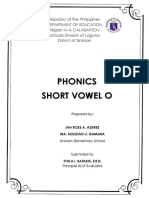 Short Vowel o
