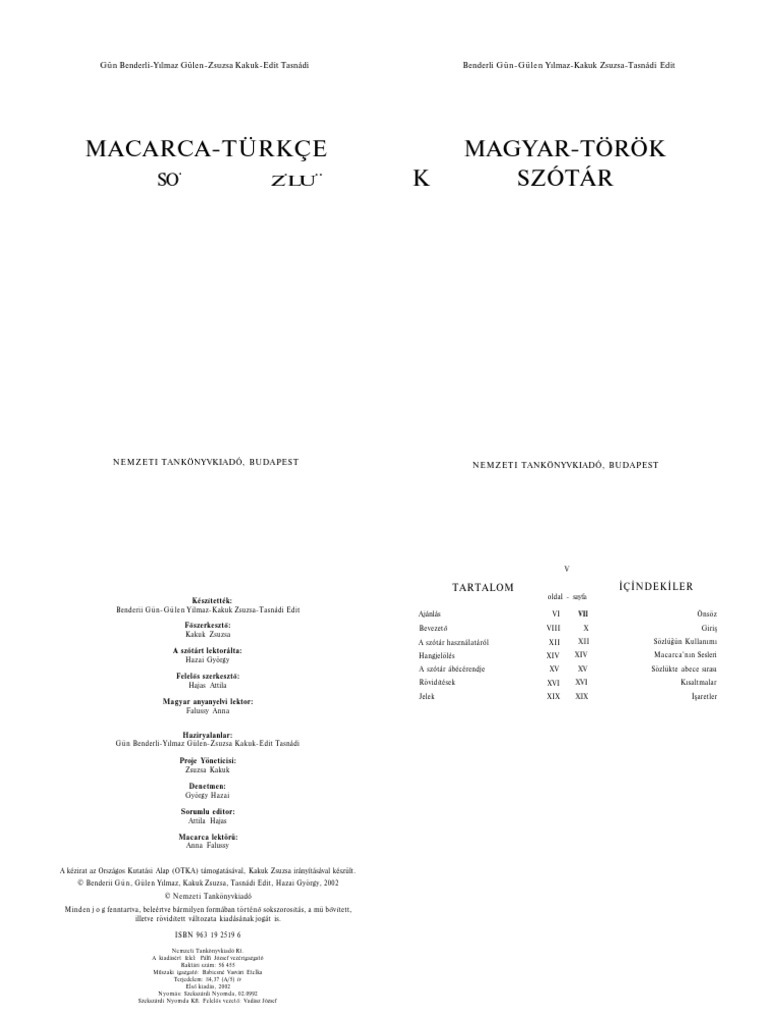 macarca sozluk pdf