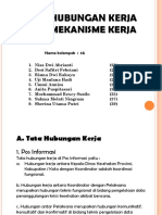 Tata Hubungan Kerja dan Mekanisme Kerja Pos Informasi