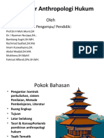 Pengantar Anthropologi Hukum Revisi