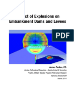 Impact of Explosions On Embankment Dams and Levees, James Parkes, 2014