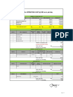 ANNUAL OPERATING COST at 185 Cu.m. Per Day: Assumed Cost of KW-HR of Power 10