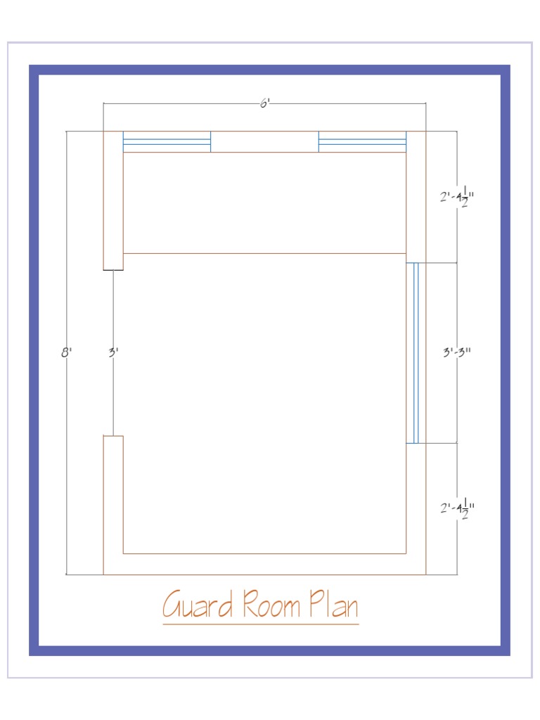 Guard Room Layout | PDF | Home & Garden