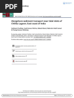 Alongshore Sediment Transport Near Tidal Inlets of Chilika Lagoon East Coast of India