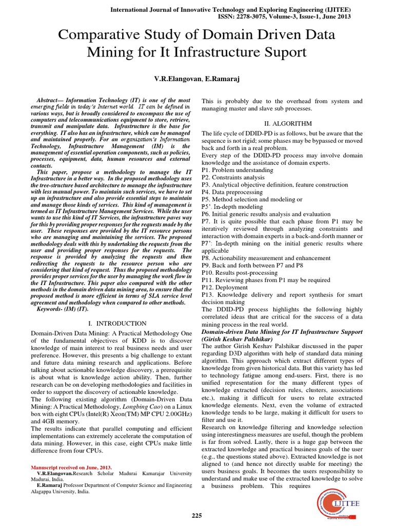 Domain-Driven Data Mining for IT Management | PDF | Data Mining ...