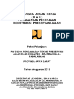 KAK Pengawasan Preservasi Jalan PW 52019 Add. 2