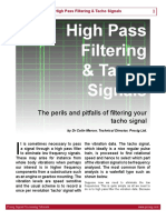 High Pass Filtering and Tacho S