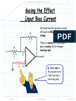 Reducing The Effect of Input Bias Current Lecture