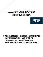 Uld or Air Cargo Containers